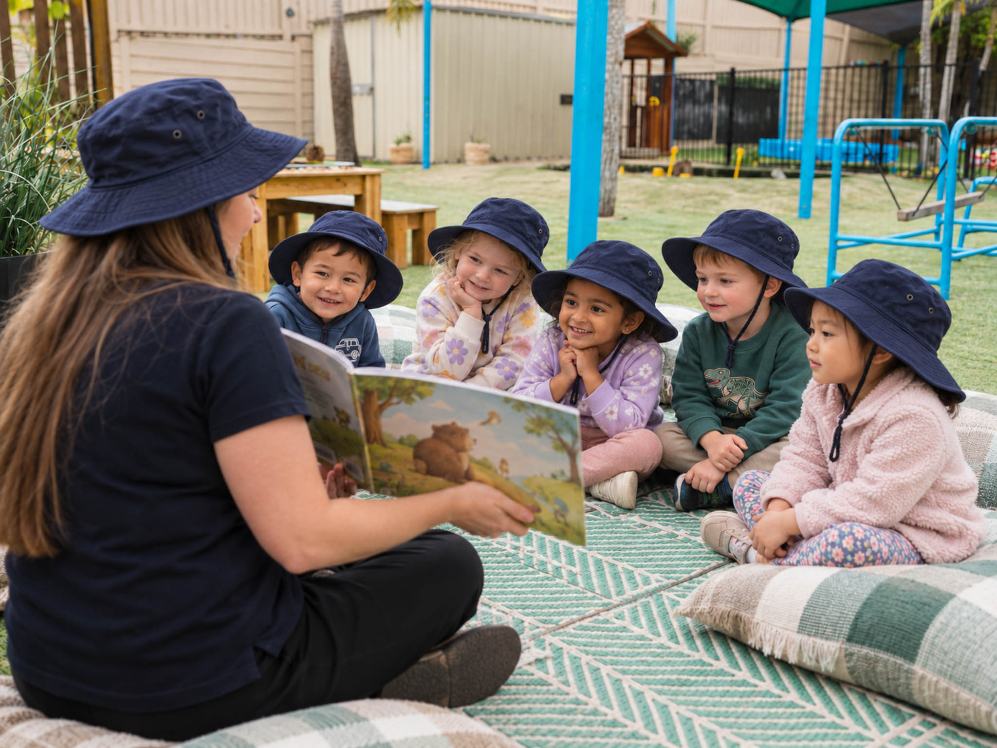 Children taking part in our Kindergarten learning program
