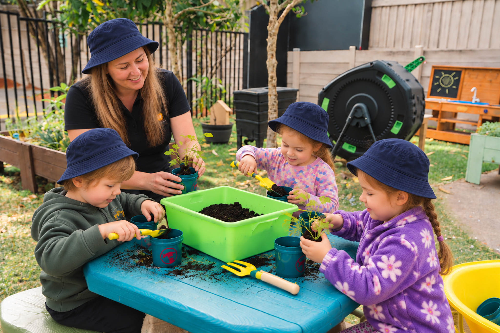 Story time and discovery outdoors